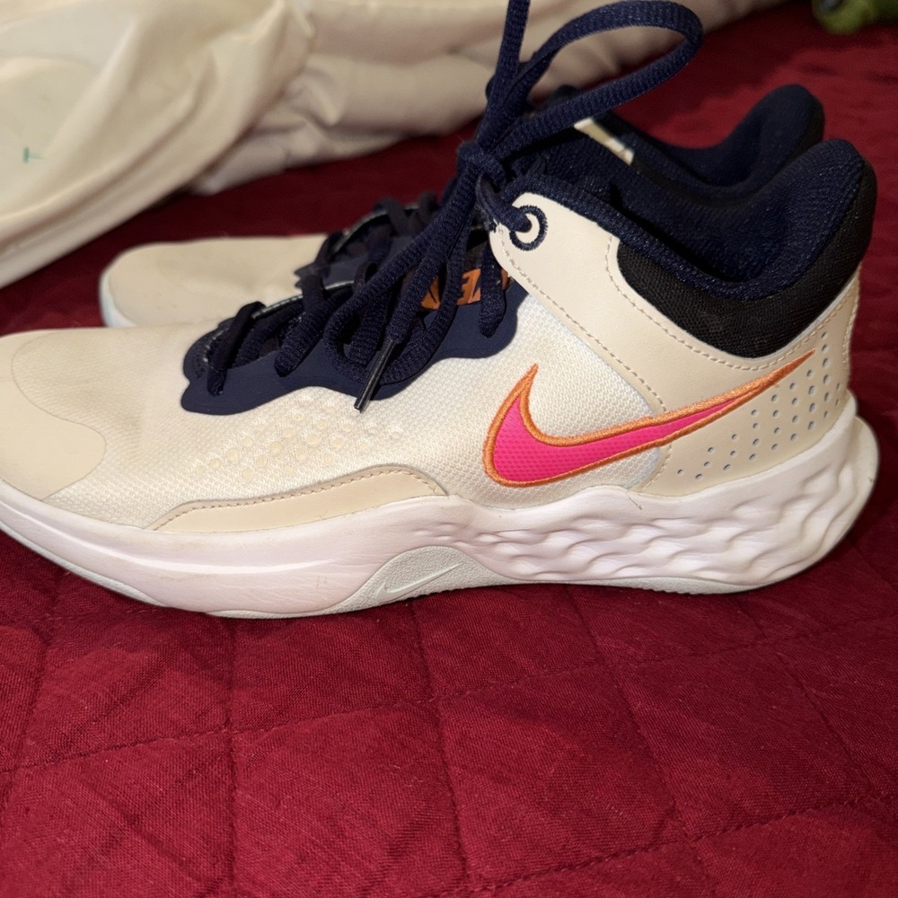Nike Fly By 3 Mid Light Orewood Brown Hyper‎ Pink Sz7.5